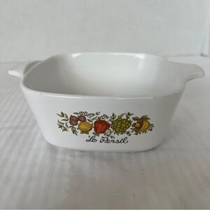 Vtg Corning ware Spice Of Life P-43-B Casserole 700mL no lid
